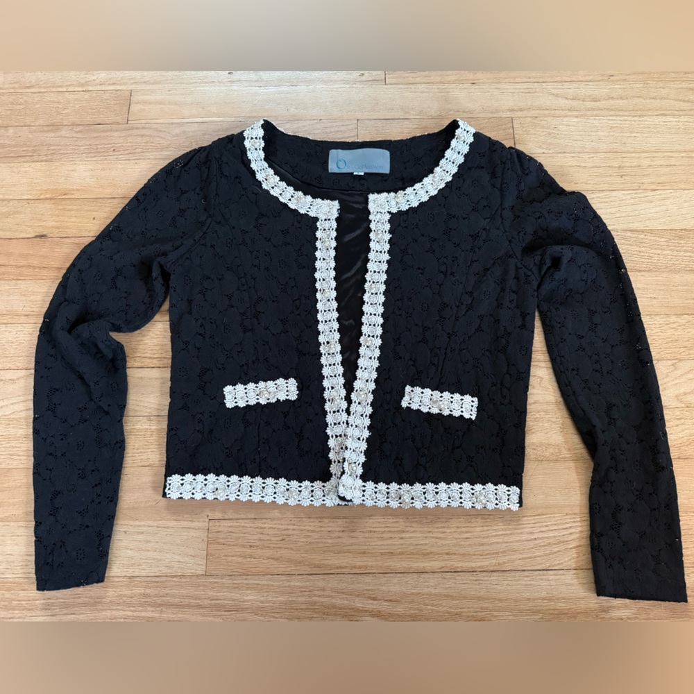 Kids Black and White Sweater